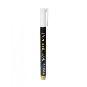 Marker, Creta lichida subtire 1-2 mm - Alb